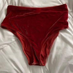 Aerie velvet rust high waisted cheeky bottom